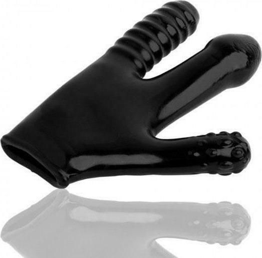 Oxballs Claw Textured Glove Dildo Anal Negru
