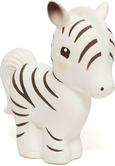 Petit Monkey Animal Natural Rubber Zebra with Sounds for 0++ Months