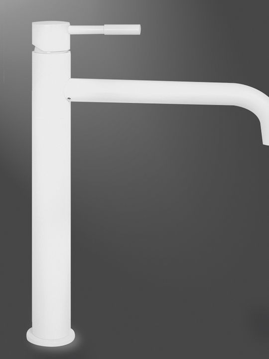 La Torre Tech 12507 Mischung Waschtischarmatur Groß White Matt