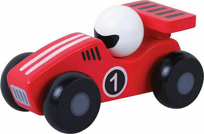 Joueco Wooden Race Car Car Formula 1 for 3++ Years (Various Designs) 1pc 80070