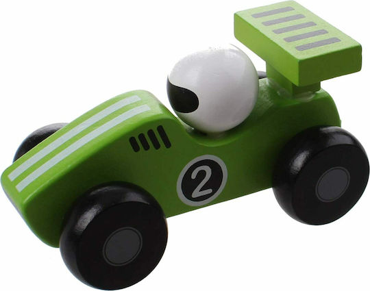 Joueco Wooden Race Car Αυτοκινητάκι Formula 1 για 3+ Ετών (Διάφορα Σχέδια) 1τμχ