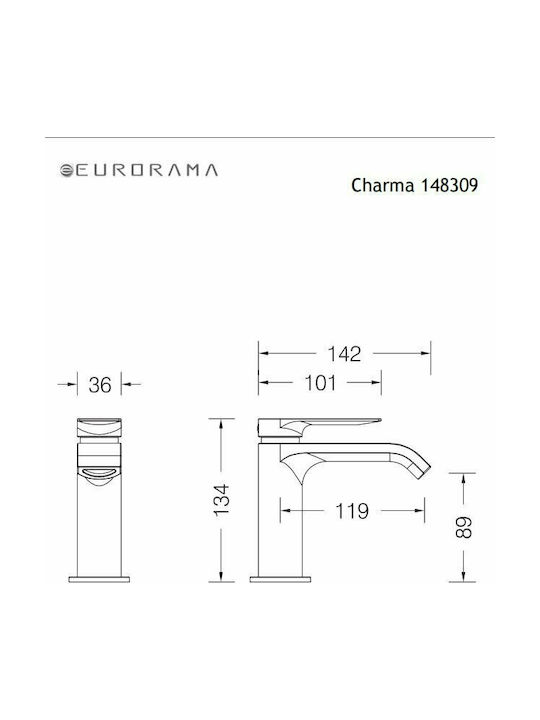 Eurorama Charma Миксер Смесител за мивка
