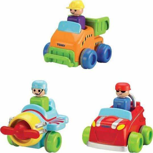 Tomy Push Along Push N Go with Sounds for 12++ Months Multi (Various Designs/Assortments of Designs) 1pc