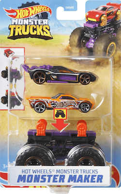 Hot Wheels Monster Maker Bone Shaker Car Set for 3++ Years