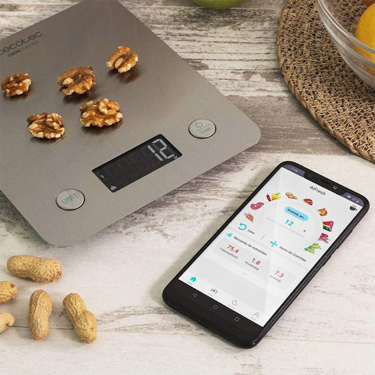 Cecotec Cook Control 10000 Connected Digital Kitchen Scale Up To 5kg Silver
