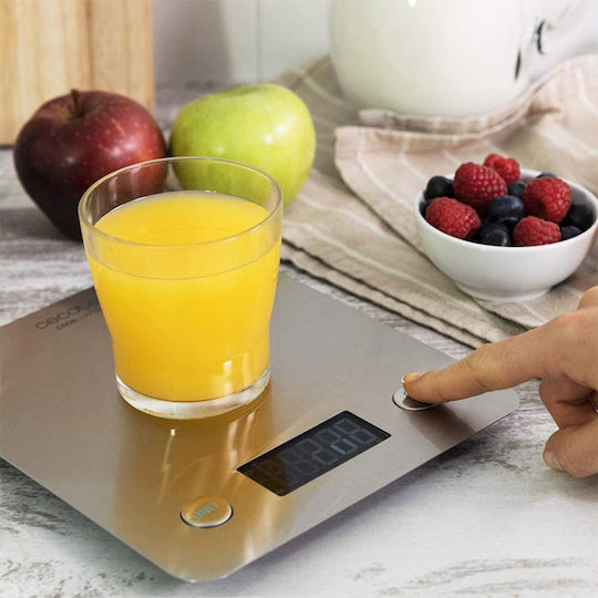 Cecotec Cook Control 10000 Connected Digital Kitchen Scale Up To 5kg Silver