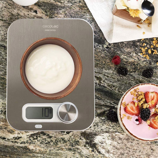 Cecotec Cook Control 10200 EcoPower Ψηφιακή Ζυγαριά Κουζίνας έως 8kg Inox