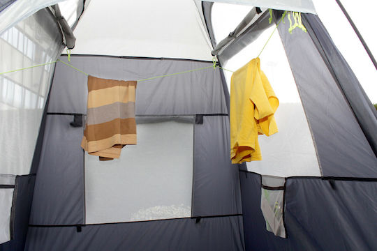 Brunner Cabina II NG Σκηνή Camping Τουαλέτας Γκρι 140x140x205εκ.