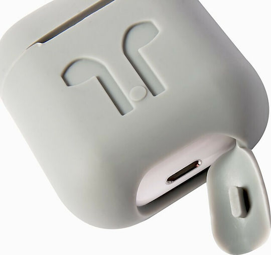 Nines Set with Hook in Gray color for Apple AirPods 1 / AirPods 2