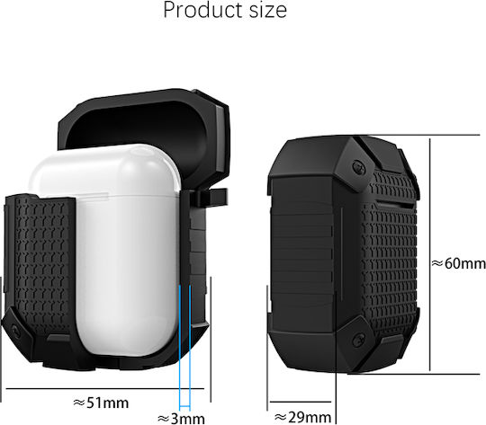 Lykl Lykl Silicone Case Armor Grey (Apple AirPods)