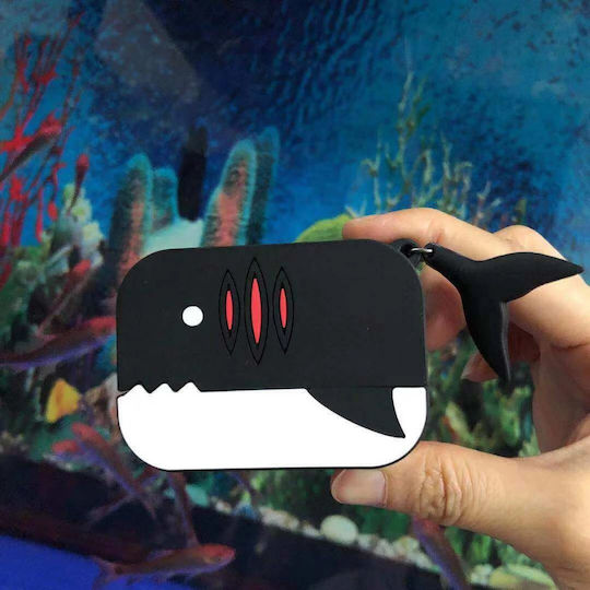 Lykl Killer Whale Калъф в Черен цвят за Apple AirPods 1 / AirPods 2