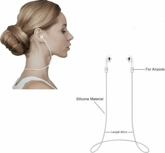 Tech-Protect Iconset Σετ Θήκη & Anti-Lost Strap σε Μαύρο χρώμα για Apple AirPods
