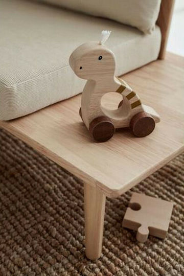 Kids Concept Push Along Rolling Dinosaur made of Wood for 12++ Months