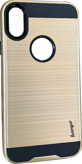 Beeyo Armor Back Cover Plastic Auriu (iPhone X / XS)