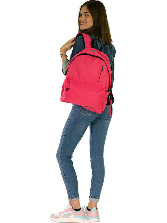 Must Team Monochrome Koralle Schulranzen Rucksack Junior High-High School Rosa mit Flaschenhalter 22Liter