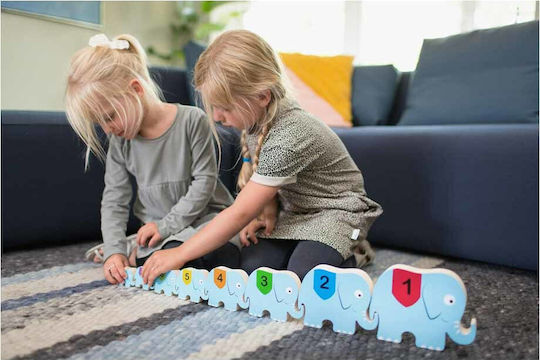 BS Toys Circus Elephants Educational Game Knowledge made of Wood for 3+ years Years Old