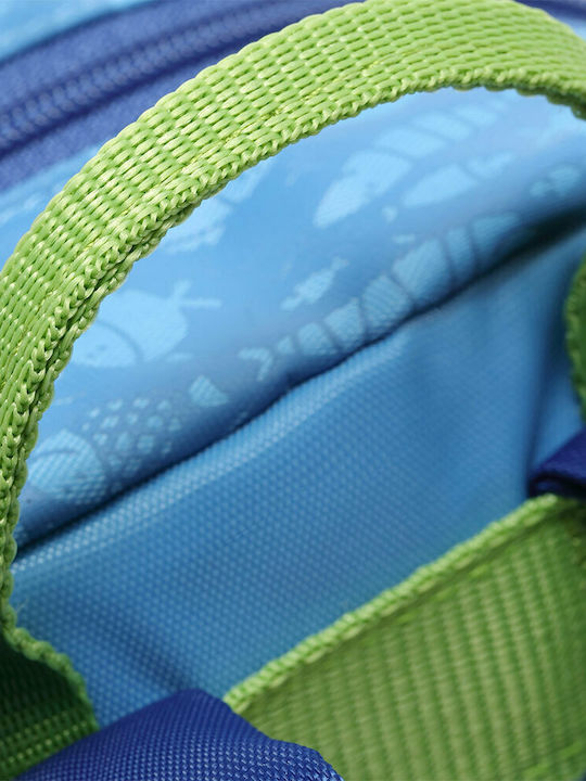 Sigikid Pirate School Bag Backpack Kindergarten Blue with Water Bottle Holder