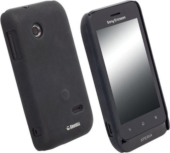 Krusell ColorCover Back Cover Plastic Black (Xperia Tipo)