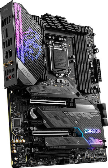 MSI MPG Z590 Gaming Carbon WiFi Mutterplatine ATX mit Intel 1200 Steckdose 7D06-001R