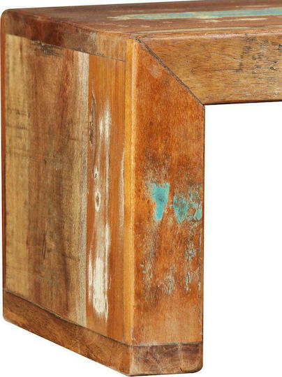 TV-Ständer aus Massivholz Beiges M115xT30xH40cm