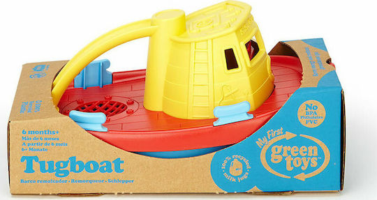 Green Toys Βαρκούλες Μπάνιου για 6+ Μηνών Tug Boat Blue