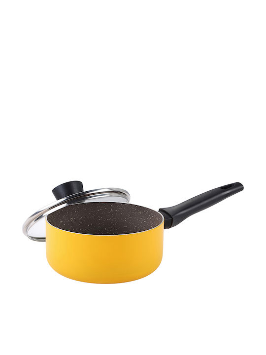 Muhler Mycolor Κατσαρολάκι Γάλακτος από Αλουμίνιο 1.5lt / 16cm
