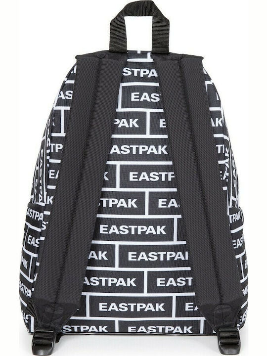 Eastpak Padded Pak'r Bold Branded Σχολική Τσάντα Πλάτης Γυμνασίου - Λυκείου σε Μαύρο χρώμα