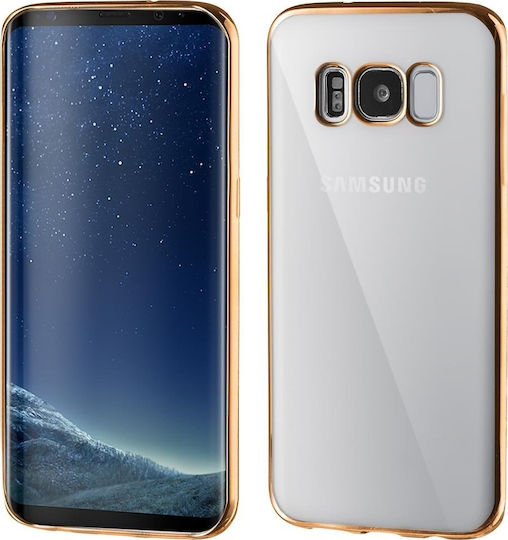 Volte-Tel S8 Umschlag Rückseite Silikon Gold (Galaxy S8)