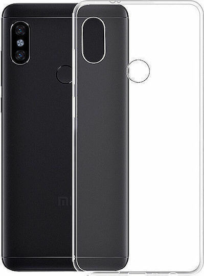 Back Cover Σιλικόνης Διάφανο (Redmi Note 6 Pro)