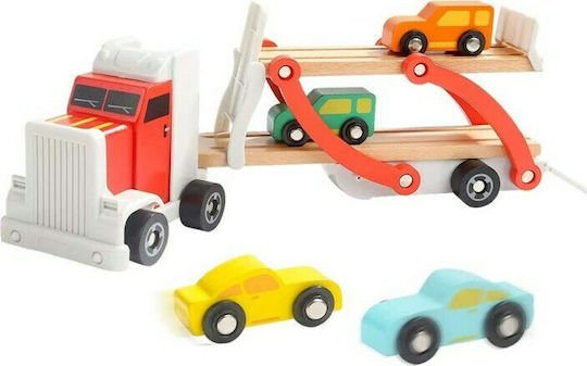 Top Bright Camion Motor Din Lemn Set Cu Camion Pentru 3+ Ani