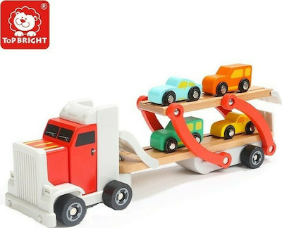 Top Bright Wooden Motor Truck Set cu Camion pentru 3++ Ani 120327