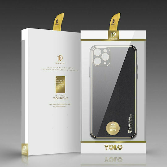 Dux Ducis Yolo Series Back Cover Δερματίνης Μαύρο (iPhone 12 / 12 Pro)
