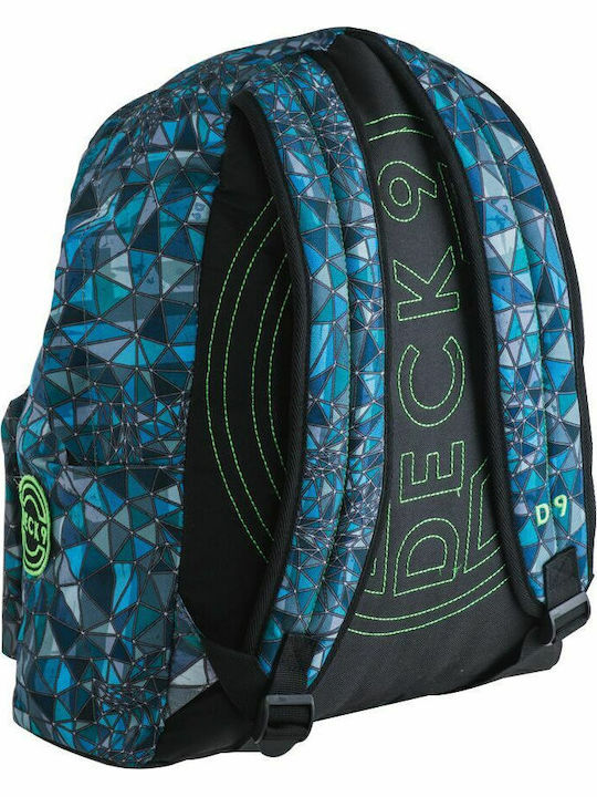 Deck 9 Art Rucsac De Spate Albastru Deck 9 Art Rucsac De Spate Albastru