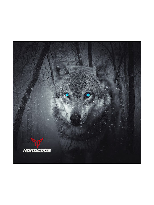 Nordcode Tube Neck 12 Wolf Motorcycle Rider Neck Warmer made of Polyester Black / Gray Color