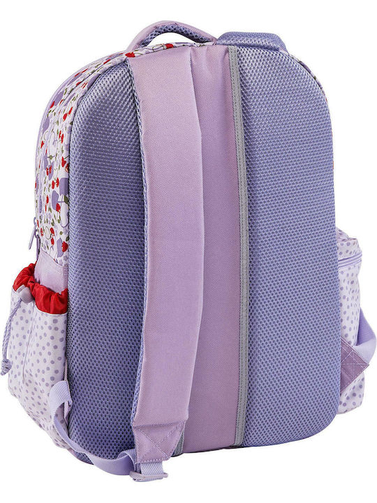 Graffiti Hello Kitty School Bag Backpack Elementary, Elementary in Lilac color