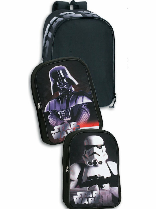 Montichelvo Star Wars Schulranzen Rucksack Grundschule, Grundschule in Schwarz Farbe