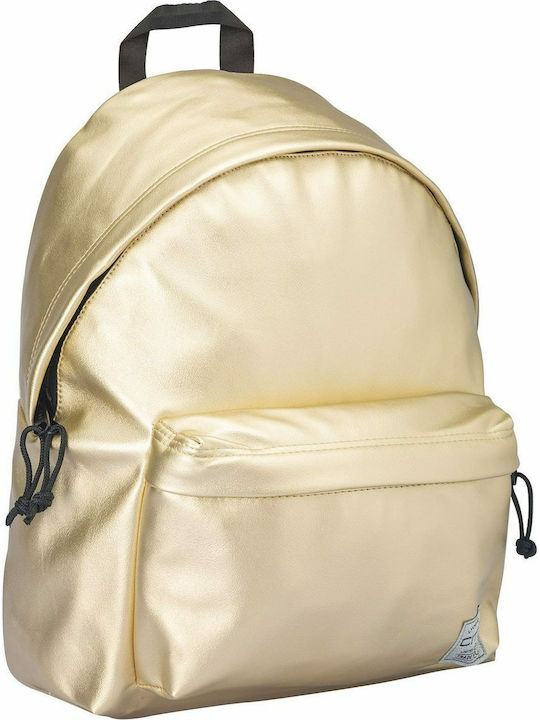 Lyc Sac City Limited Edition School Bag Backpack Junior High-High School in Gold color 24lt