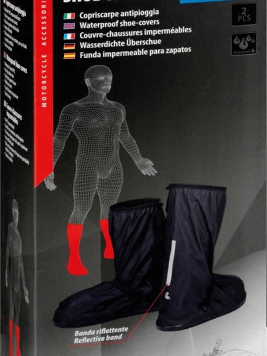 Lampa Shoe-Covers Costume de ploaie pentru motociclete pentru bărbați Negru Culoare