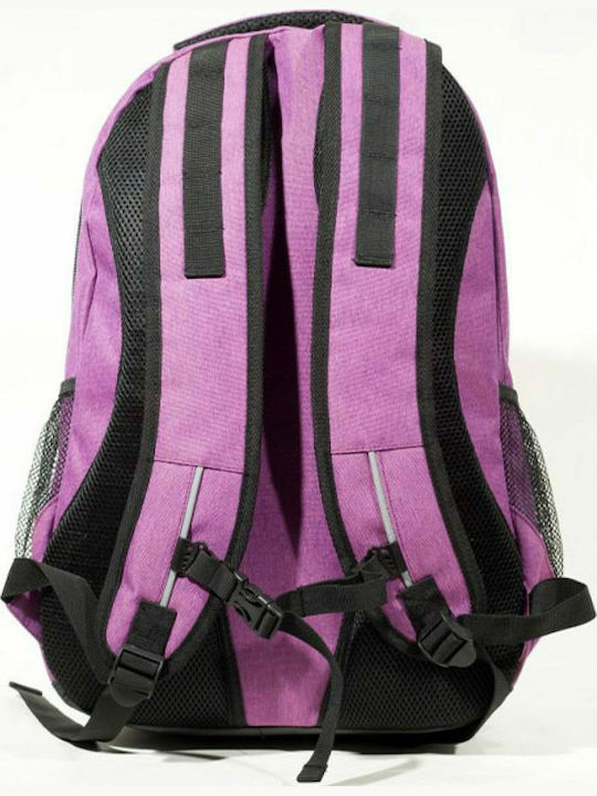 No Fear Purple School Bag Backpack Junior High-High School in Purple color 30lt