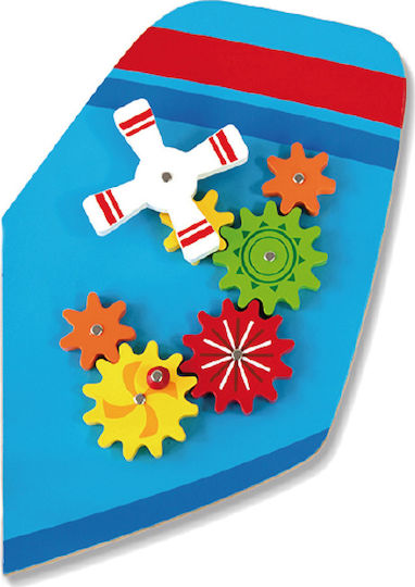 Viga Toys Vehicle Wall Game Airplane made of Wood for 36++ Months