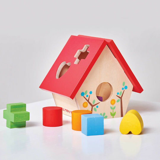 Le Toy Van Παιχνίδι Ταξινόμησης Σχημάτων Παιχνίδι Σχημάτων Φωλιά Πουλιού από Ξύλο για 12+ Μηνών