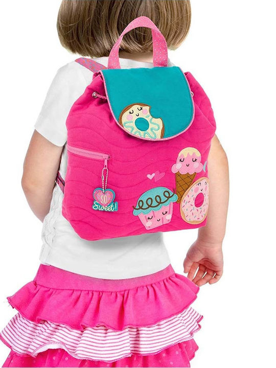 Stephen Joseph Ghiozdane scoala Quilted Donut de Spate Grădinița Fuchsia