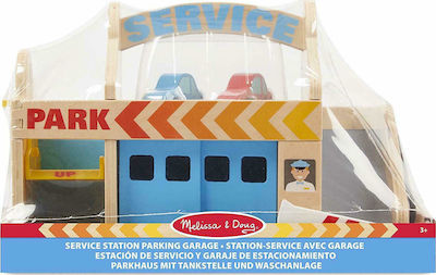 Melissa & Doug Service Station Parking Garage