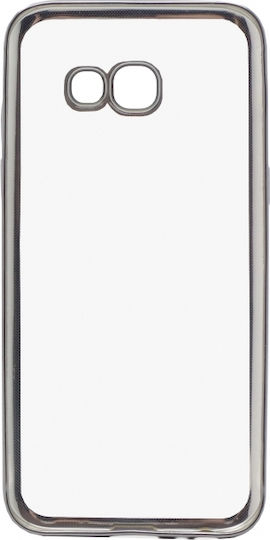 Volte-Tel Forcel Electro Bumper Back Cover Σιλικόνης Μαύρο (Galaxy A5 2017)