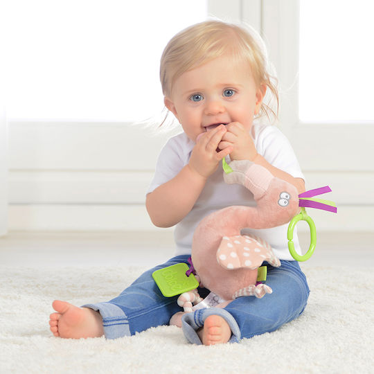 Dolce Tierchen Flamingo aus Stoff mit Sounds für 0++ Monate