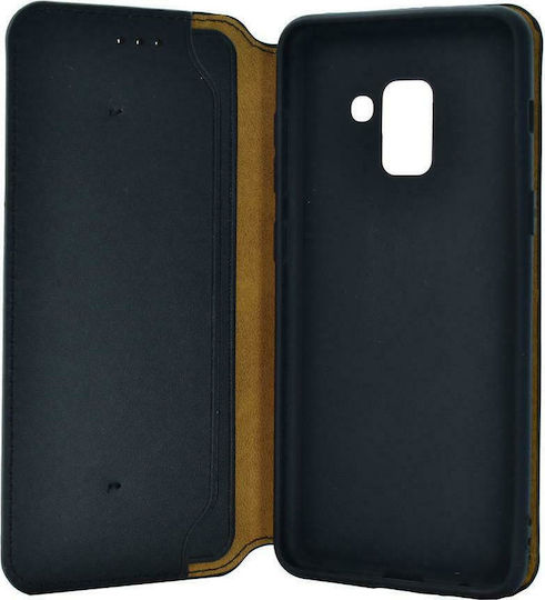 Powertech Book Synthetic Leather Black (Oppo A5)