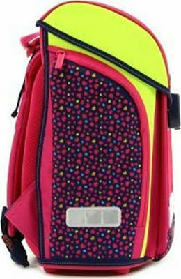 Herlitz Midi Pink Hear Σχολική Τσάντα Πλάτης Δημοτικού σε Φούξια χρώμα