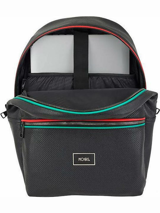 Safta Moos Schulranzen Rucksack Junior High-High School in Schwarz Farbe