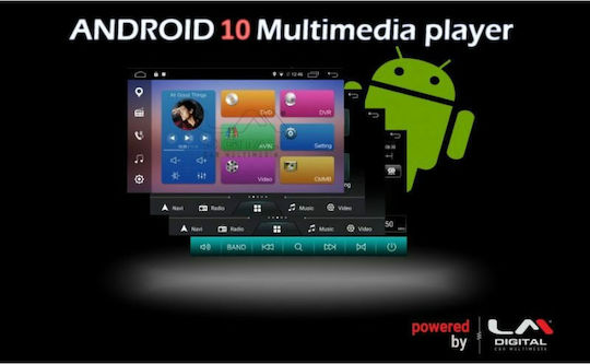 LM Digital Ηχοσύστημα Αυτοκινήτου για Audi TT / TT (8J) 2007-2015 (Bluetooth/USB/WiFi/GPS/Apple-Carplay/Android-Auto) με Οθόνη Αφής 7"