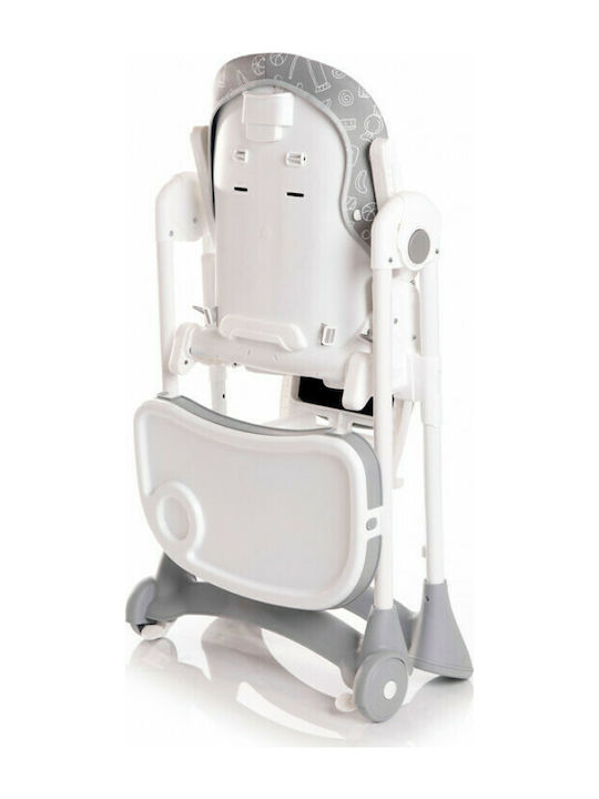 Lorelli Campanella Foldable Baby Highchair with Adjustable Height Gray